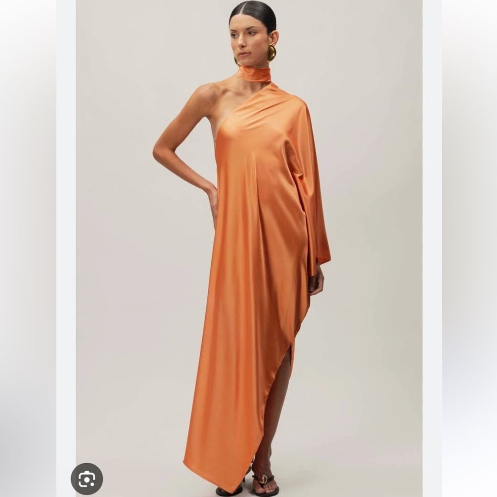 NWT Baobab Cabana Maxi Dress Luz in Orange
